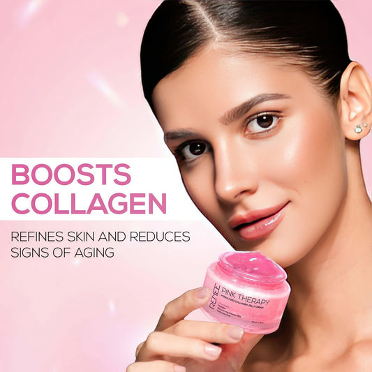 RENEE Pink Therapy Hydrolyzed Collagen Jelly Cream For Anti-Aging & Hydrated Skin