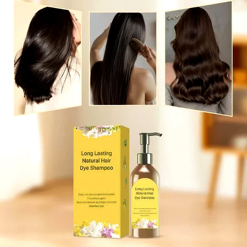 Japanese Long Lasting Natural Hair Dye Shampoo (Buy 1 Get 1 Free)