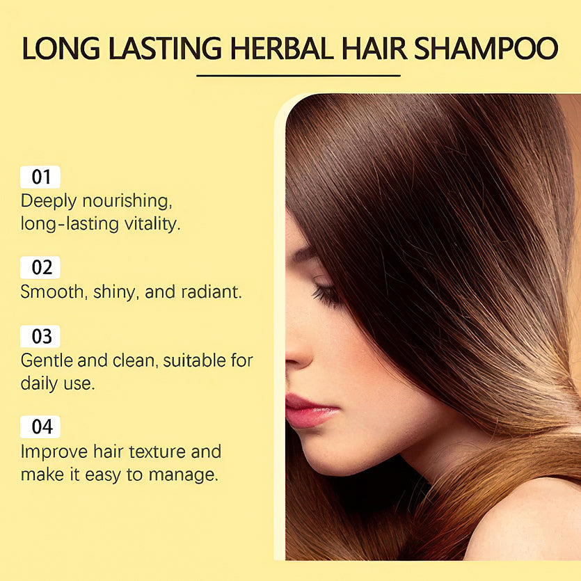 Japanese Long Lasting Natural Hair Dye Shampoo (Buy 1 Get 1 Free)